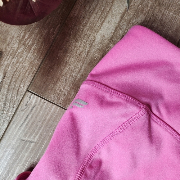Fabletics Motion365 High-Waisted Moto 7/8 Pink Leggings Women's Size Medium EUC - Picture 8 of 16
